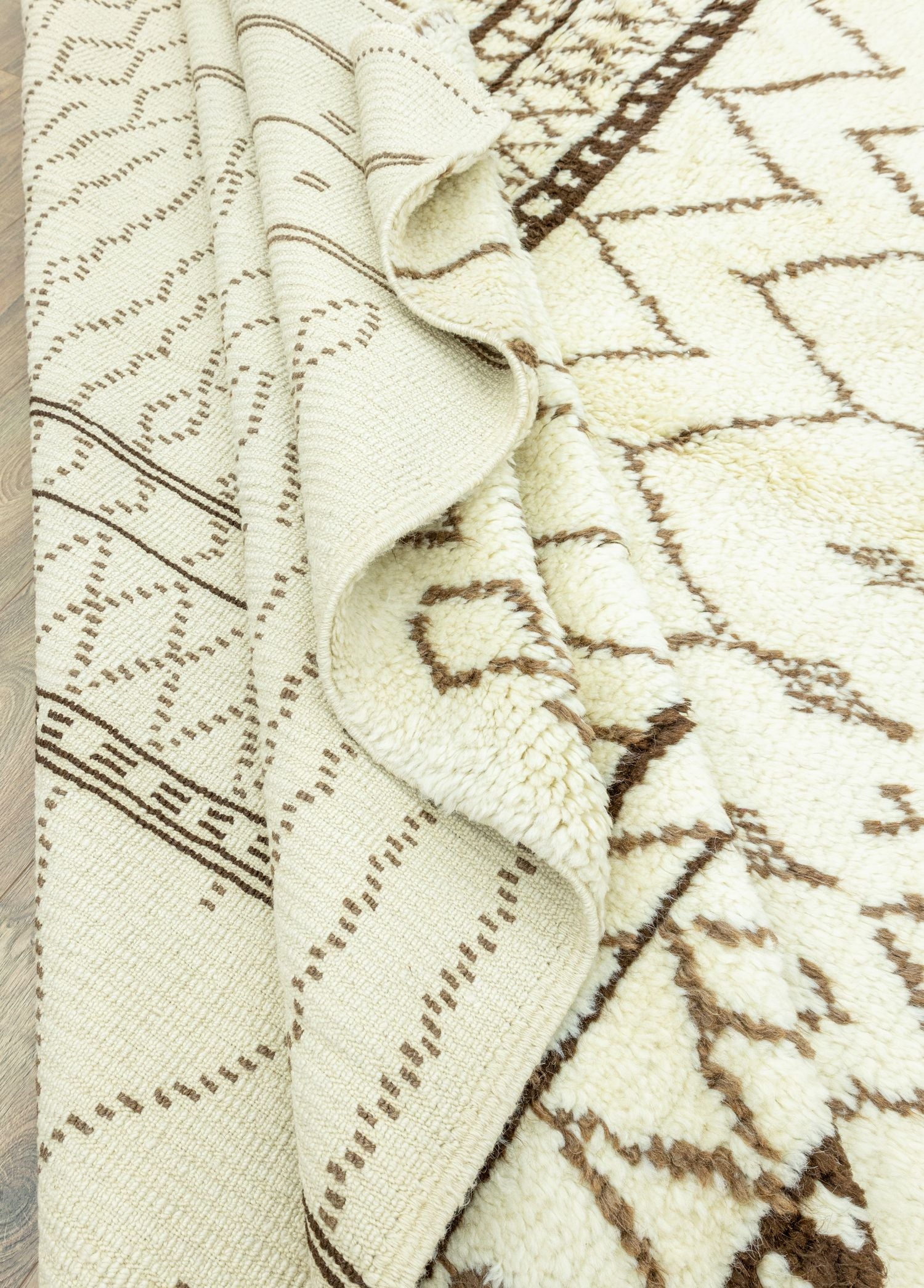 Soho Antiq-Fergana Moroccan Tarzı Yün Shaggy Halı 306x447 Cm-Halı-6-Milagron.com