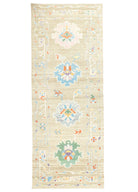 Soho Antiq-Geray El Dokuma İlkel Tasarımlı Yün Yolluk 93x257 Cm-Halı-1-Milagron.com