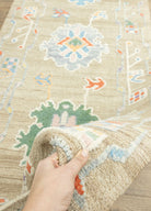 Soho Antiq-Geray El Dokuma İlkel Tasarımlı Yün Yolluk 93x257 Cm-Halı-4-Milagron.com