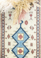 Soho Antiq-Girelli Geometrik Desenli El Dokuma Yün Yolluk 76x378 Cm-Halı-4-Milagron.com