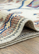 Soho Antiq-Girelli Geometrik Desenli El Dokuma Yün Yolluk 76x378 Cm-Halı-5-Milagron.com