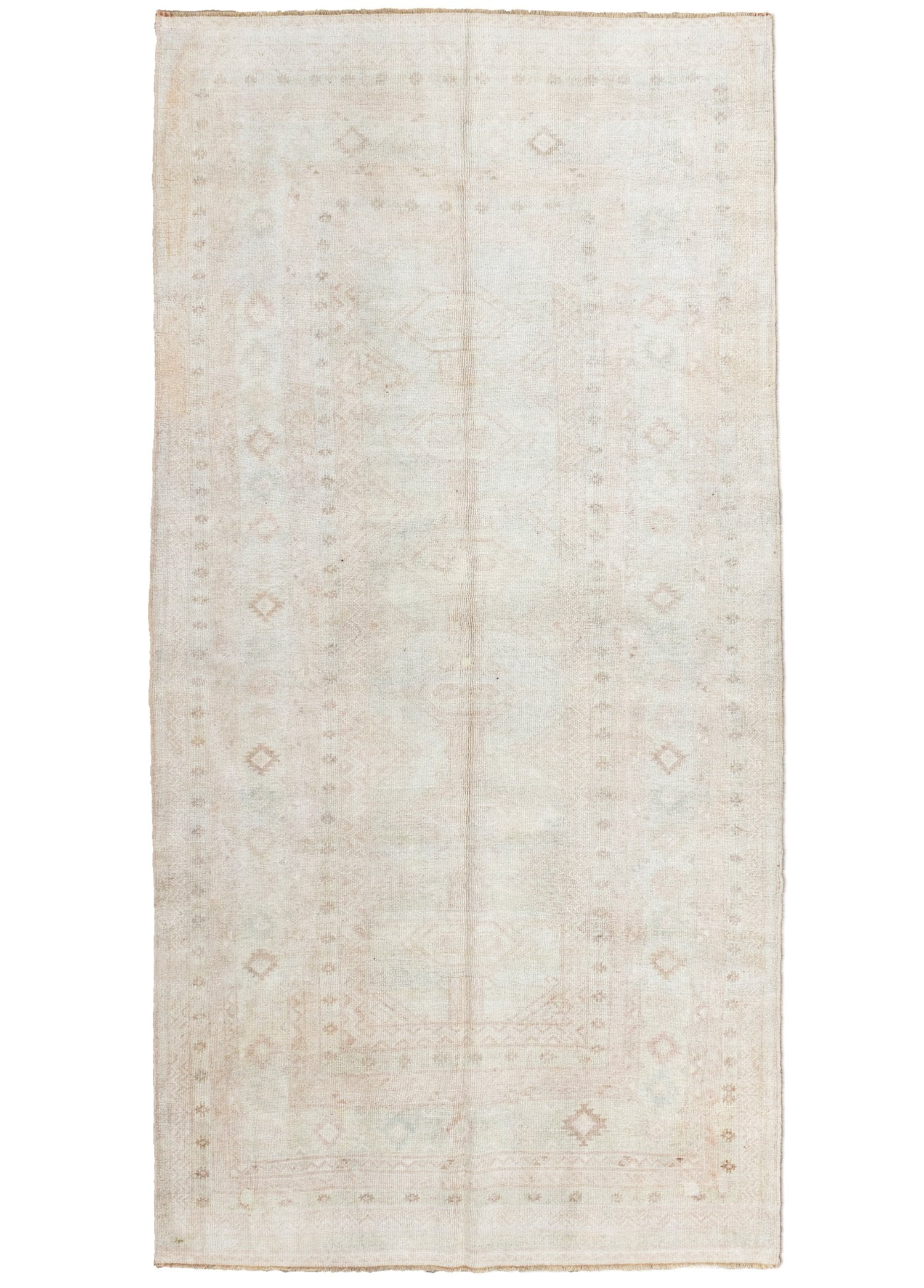 Soho Antiq-Gizay Nötr Renkli El Dokuma Halı 136x277 Cm-Halı-1-Milagron.com