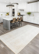 Soho Antiq-Gizay Nötr Renkli El Dokuma Halı 136x277 Cm-Halı-2-Milagron.com