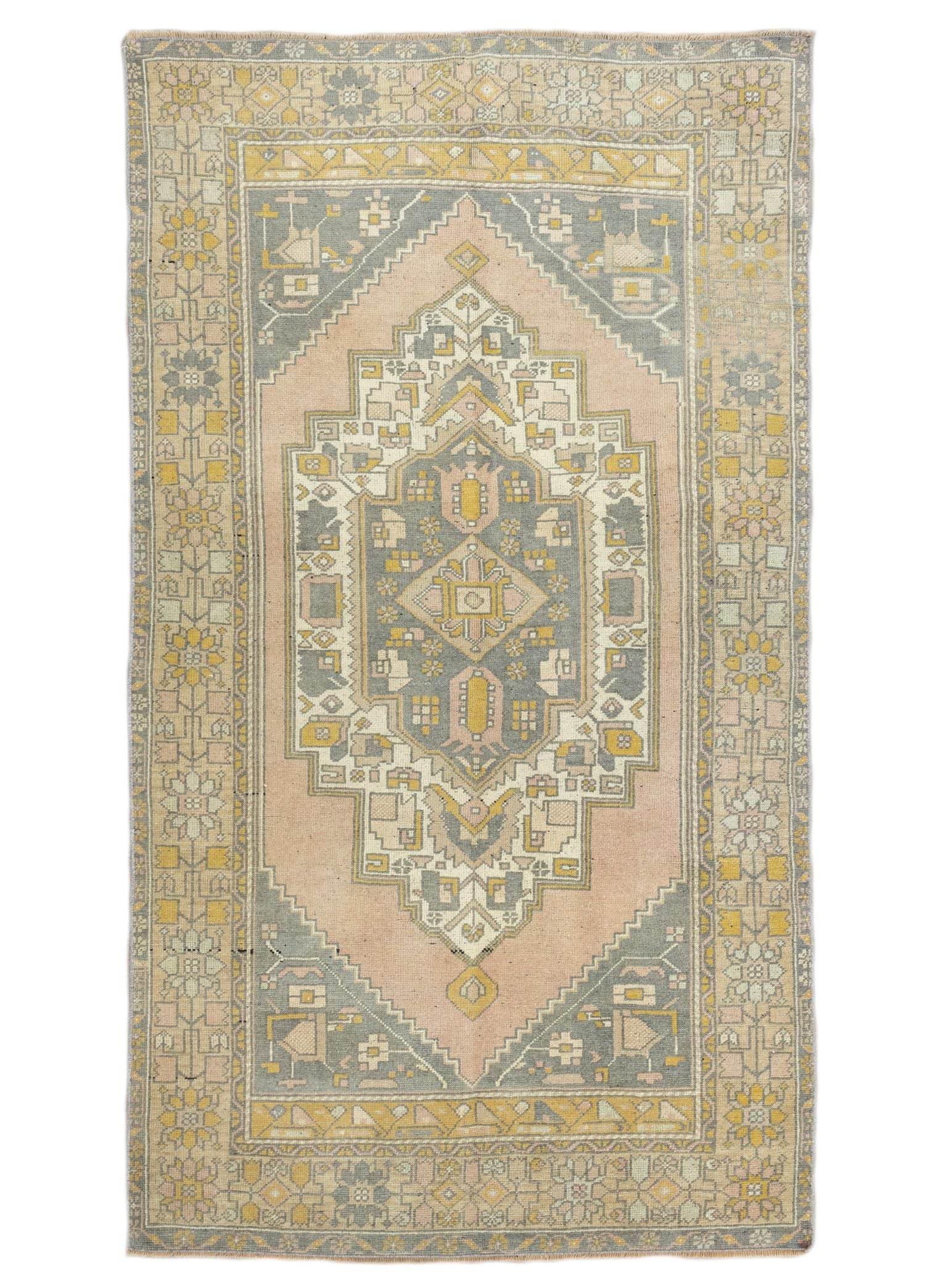 Soho Antiq-Güzler Yöresel Anadolu Desenli El Dokuma Yün Halı 124x228 Cm-Halı-1-Milagron.com