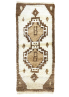 Soho Antiq-İfran Rustik Desenli El Dokuma Shaggy Halı 85x203 Cm-Halı-1-Milagron.com