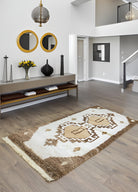 Soho Antiq-İfran Rustik Desenli El Dokuma Shaggy Halı 85x203 Cm-Halı-2-Milagron.com