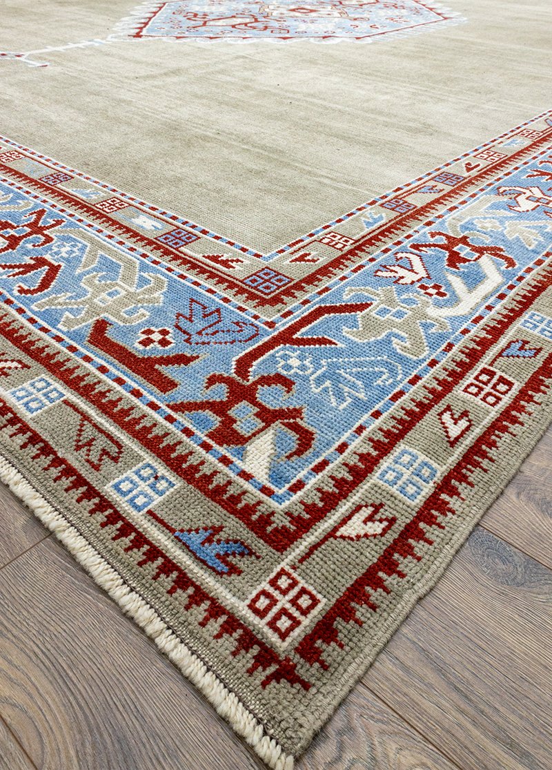 Soho Antiq-İnay Madalyon Desenli Uşak Halısı 407x450 Cm-Halı-3-Milagron.com