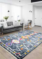 Soho Antiq-Kacem Moroccan Tarzı El Dokuma Shaggy Halı 200x290 Cm-Halı-2-Milagron.com