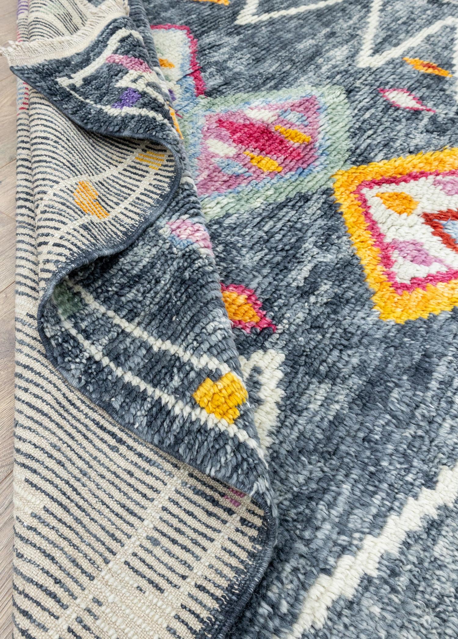 Soho Antiq-Kacem Moroccan Tarzı El Dokuma Shaggy Halı 200x290 Cm-Halı-6-Milagron.com