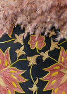 Soho Antiq-Kadio İpek İşlemeli Siyah Kırlent 50x50 Cm-Yastık-3-Milagron.com