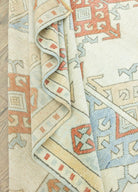 Soho Antiq-Karlık Geometrik Tasarımlı El Dokuma Halı 191x234 Cm-Halı-6-Milagron.com