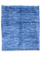 Soho Antiq-Kaunos El Dokuma Mavi Kendir Halı 104x114 Cm-Halı-1-Milagron.com