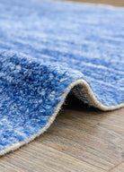 Soho Antiq-Kaunos El Dokuma Mavi Kendir Halı 104x114 Cm-Halı-5-Milagron.com