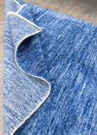 Soho Antiq-Kaunos El Dokuma Mavi Kendir Halı 104x114 Cm-Halı-6-Milagron.com