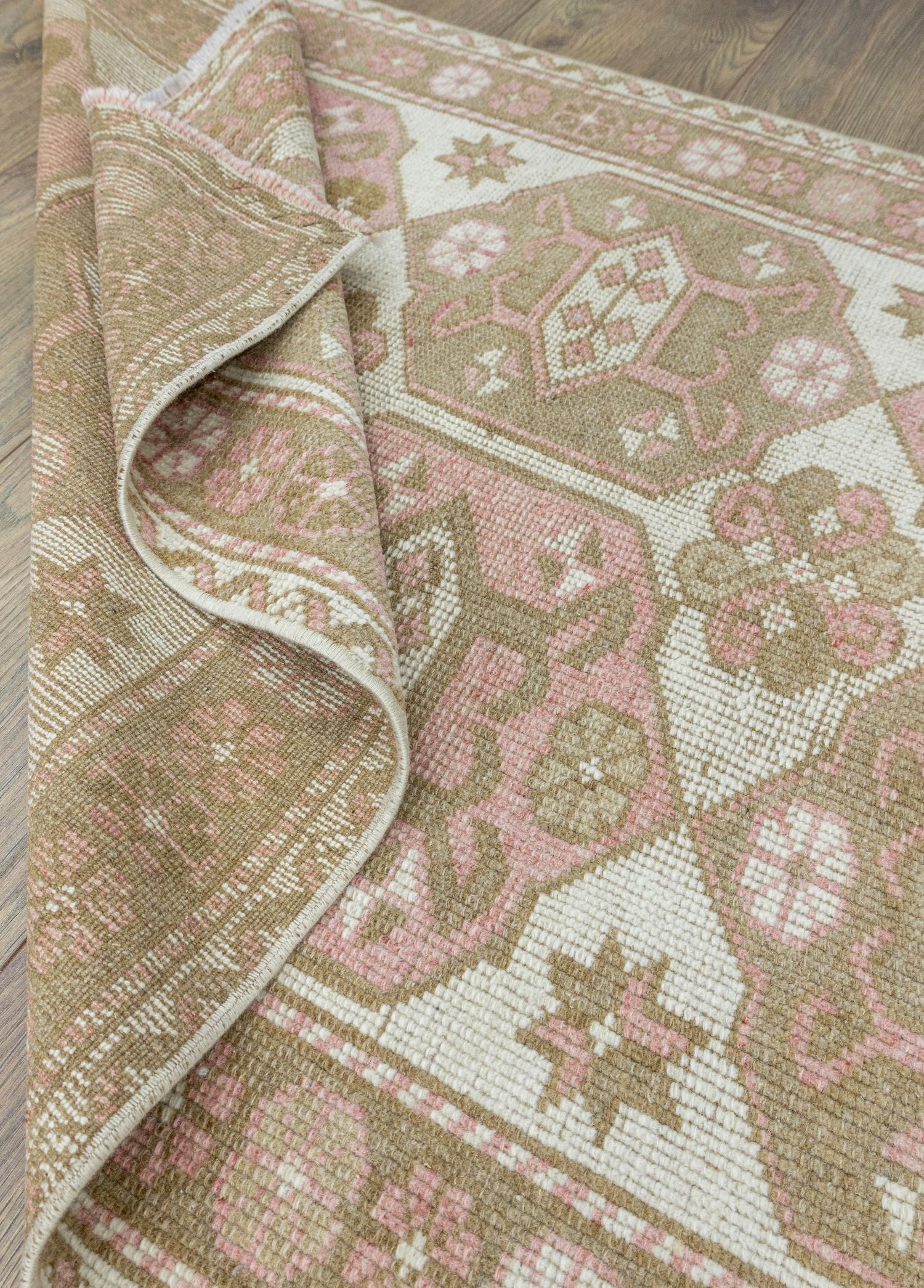 Soho Antiq-Kerec Yıldız Desenli El Dokuma Halı 81x122 Cm-Halı-6-Milagron.com