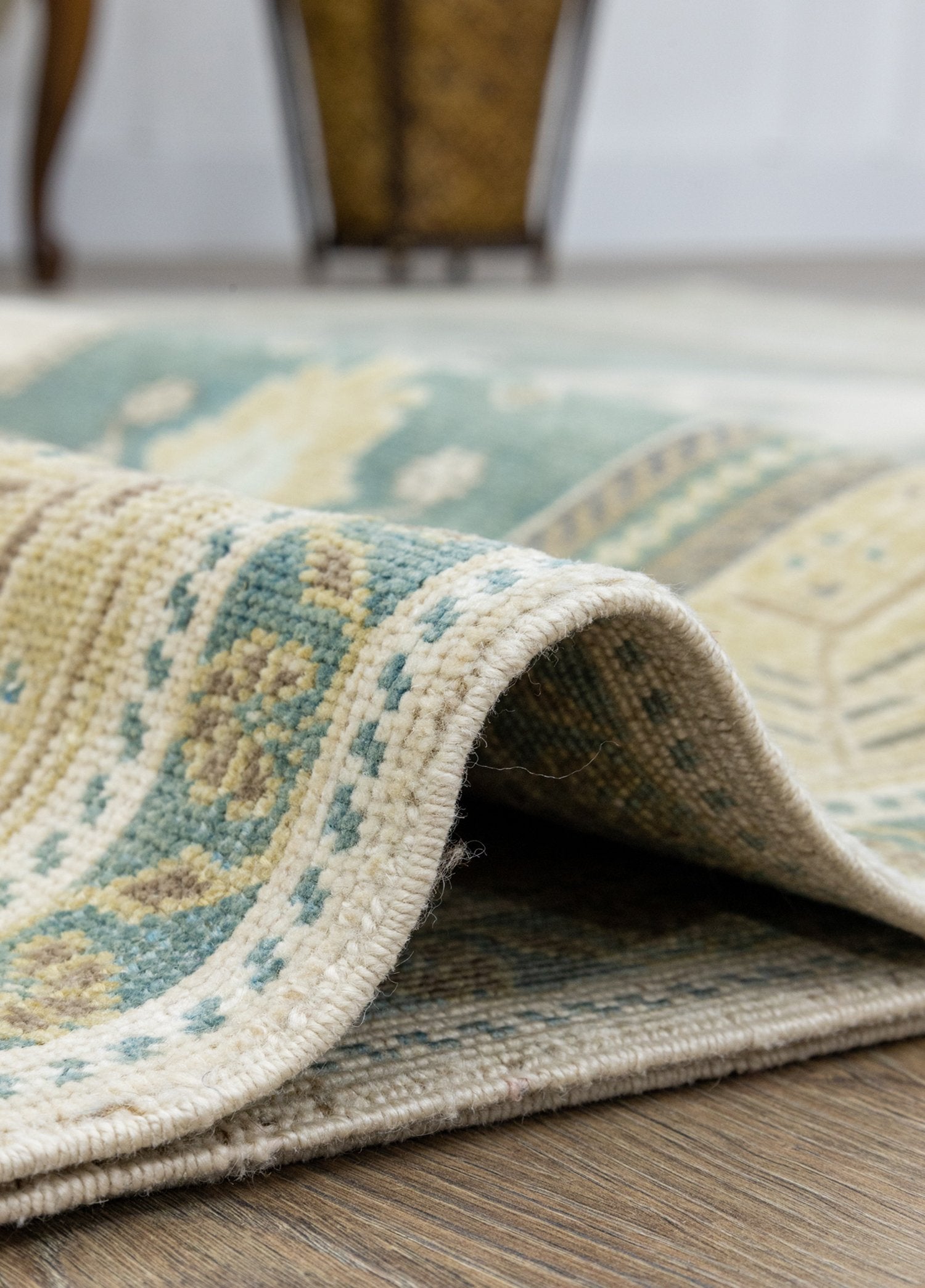 Soho Antiq-Kise Taşpınar Desenli El Dokuma Yün Halı 171x315 Cm-Halı-5-Milagron.com