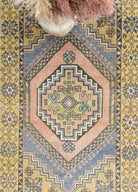 Soho Antiq-Kisre Geometrik Desenli El Dokuma Yün Halı 111x175 Cm-Halı-4-Milagron.com