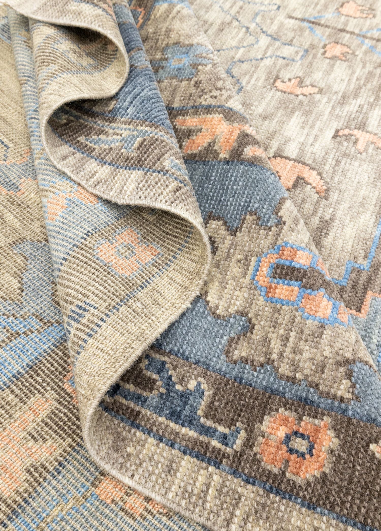 Soho Antiq-Kiyra Modern Desenli El Dokuma Uşak Halı 255x367 Cm-Halı-6-Milagron.com