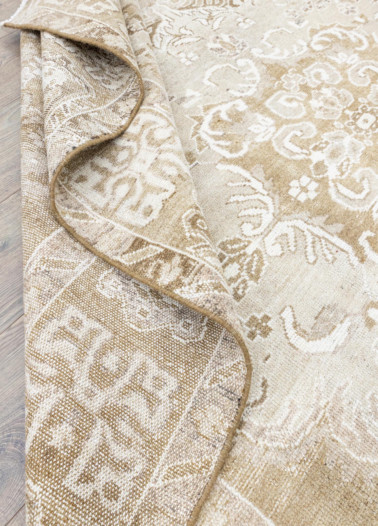 Soho Antiq-Kunter Abrajlı El Dokuması Yün Kars Halısı 216x290 Cm-Halı-6-Milagron.com