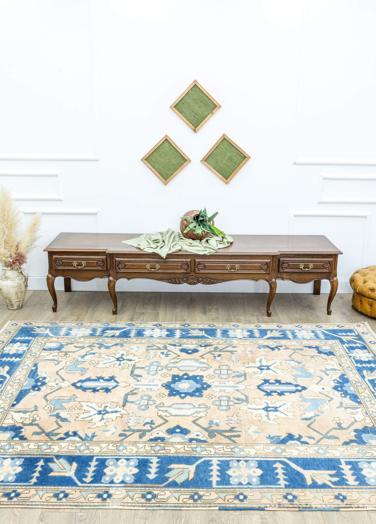 Soho Antiq-Kutal Rustik Desenli El Dokuma Halı 187x273 Cm-Halı-2-Milagron.com