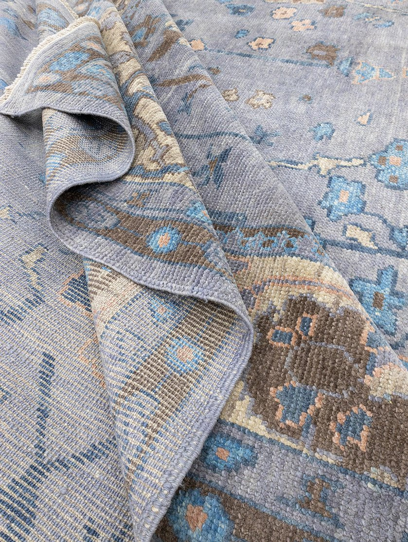 Soho Antiq-Laine Modern Uşak Desenli El Dokuma Halı 332x383 Cm-Halı-5-Milagron.com