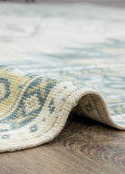 Soho Antiq-Larende Geometrik Madalyon Desenli El Dokuma Halı 190x337 Cm-Halı-5-Milagron.com