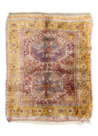 Soho Antiq-Lempo Etnik Desenli Renkli Tülü Halı 136x166 Cm-Halı-1-Milagron.com