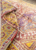 Soho Antiq-Lempo Etnik Desenli Renkli Tülü Halı 136x166 Cm-Halı-6-Milagron.com