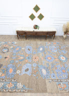 Soho Antiq-Likya çiçek Desenli El Dokuma Yün Halı 290x455 Cm-Halı-2-Milagron.com