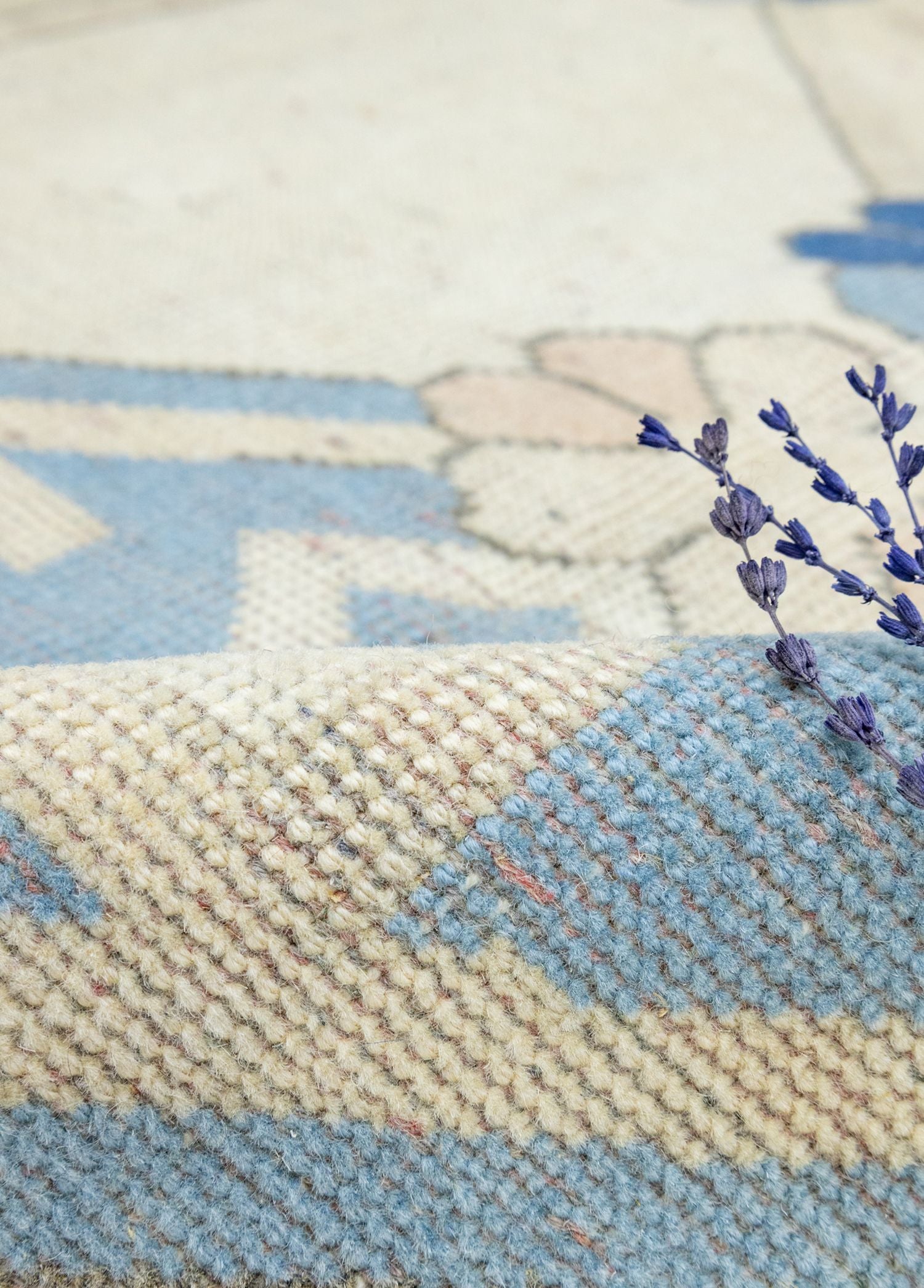 Soho Antiq-Lotus Vintage El Dokuma Yün Halı 146x266 Cm-Halı-4-Milagron.com