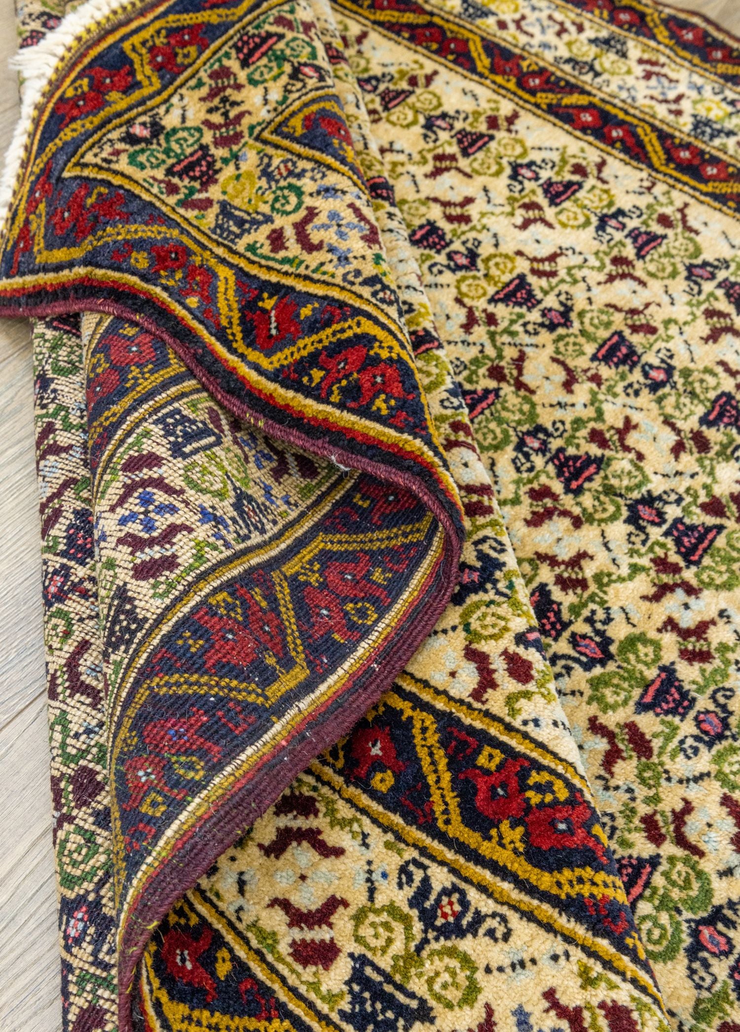 Soho Antiq-Maher Rustik Desenli El Dokuması Yün Halı 140x207 Cm-Halı-6-Milagron.com