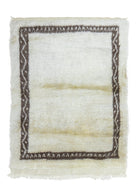 Soho Antiq-Mayar Bordürlü Natural Shaggy Halı 131x170 Cm-Halı-1-Milagron.com