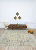 Soho Antiq-Meybod Madalyon Desenli El Dokuma İran Halısı 228x285 Cm-Halı-2-Milagron.com