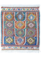 Soho Antiq-Mimoza Etnik Desenli El Dokuma Yün Kavak Kilim 111x125 Cm-Halı-1-Milagron.com