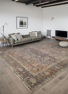 Soho Antiq-Miyane Orientel Desenli Renkli El Dokuma İran Halısı 366x446 Cm-Halı-2-Milagron.com