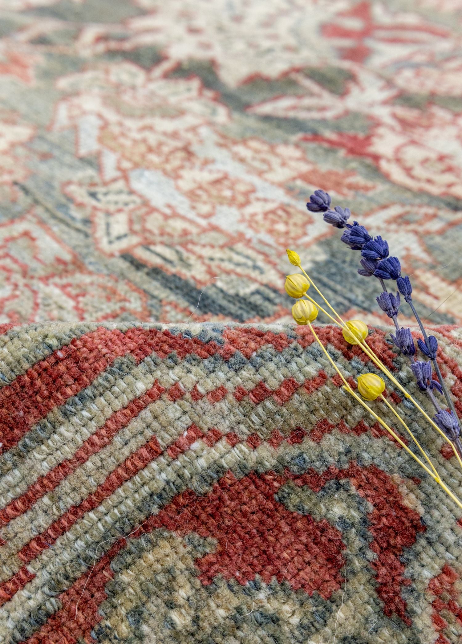 Soho Antiq-Miyane Orientel Desenli Renkli El Dokuma İran Halısı 366x446 Cm-Halı-4-Milagron.com