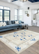 Soho Antiq-Nevil Rustik Desenli El Dokuma Yün Halı 181x250 Cm-Halı-2-Milagron.com