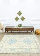 Soho Antiq-Nil Rustik Desenli El Dokuma Yün Halı 169x231 Cm-Halı-2-Milagron.com