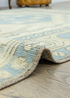 Soho Antiq-Nil Rustik Desenli El Dokuma Yün Halı 169x231 Cm-Halı-5-Milagron.com