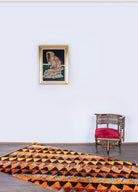 Soho Antiq-Olivia Geometrik Desenli El Dokuma Yün Halı 127x253 Cm-Halı-2-Milagron.com