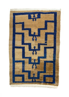 Soho Antiq-Oymalı İlkel Desenli El Dokuma Yün Halı 114x180 Cm-Halı-1-Milagron.com