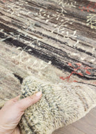 Soho Antiq-Paiva Floral Abrajlı El Dokuma Shaggy Halı 231x272 Cm-Halı-4-Milagron.com