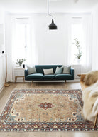 Soho Antiq-Pakdest Etnik çiçek Desenli El Dokuma İran Halısı 131x201 Cm-Halı-2-Milagron.com