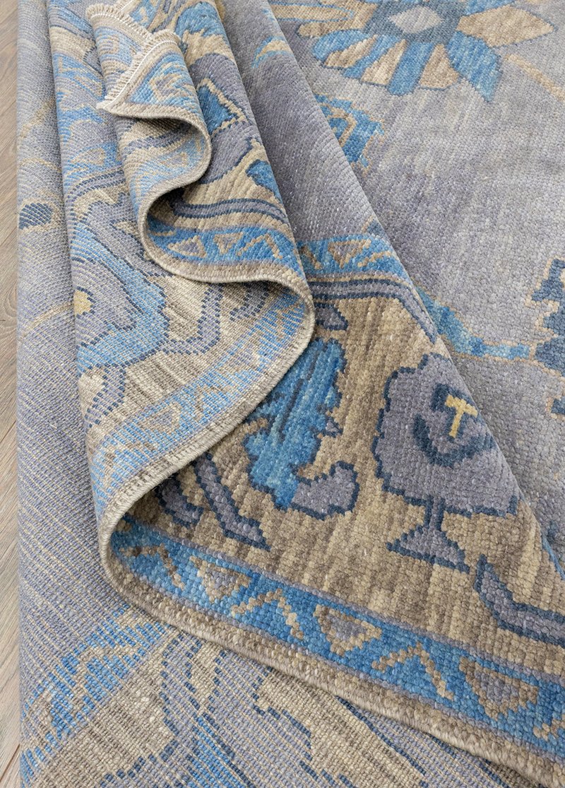 Soho Antiq-Pepuza El Dokuması Etnik Desenli Uşak Halısı 303x423 Cm-Halı-6-Milagron.com