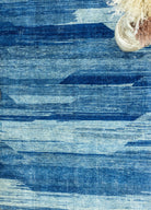 Soho Antiq-Ravil Modern Abrajlı El Dokuma Mavi Halı 178x230 Cm-Halı-3-Milagron.com