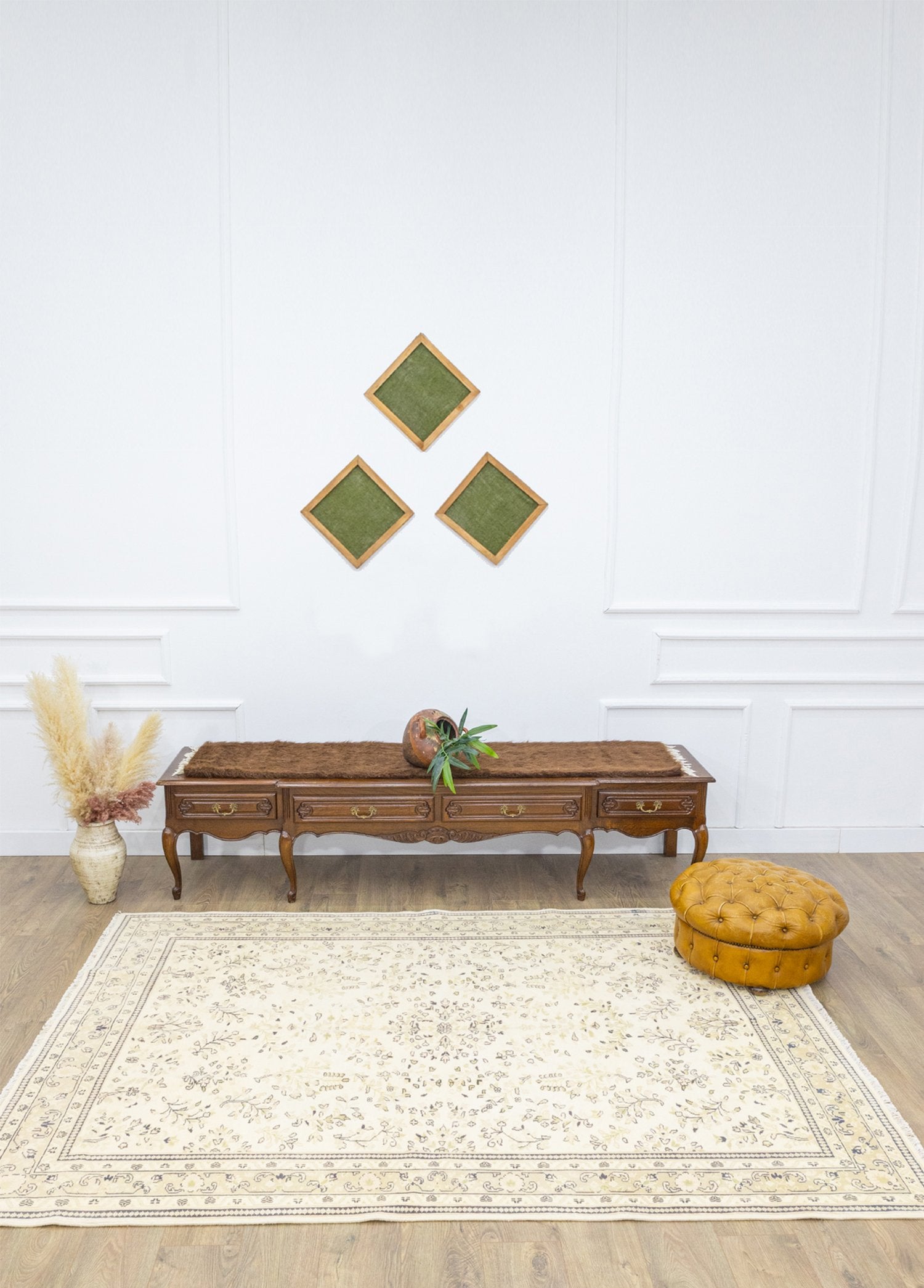 Soho Antiq-Razavi Floral Desenli El Dokuma İran Halısı 183x257 Cm-Halı-2-Milagron.com