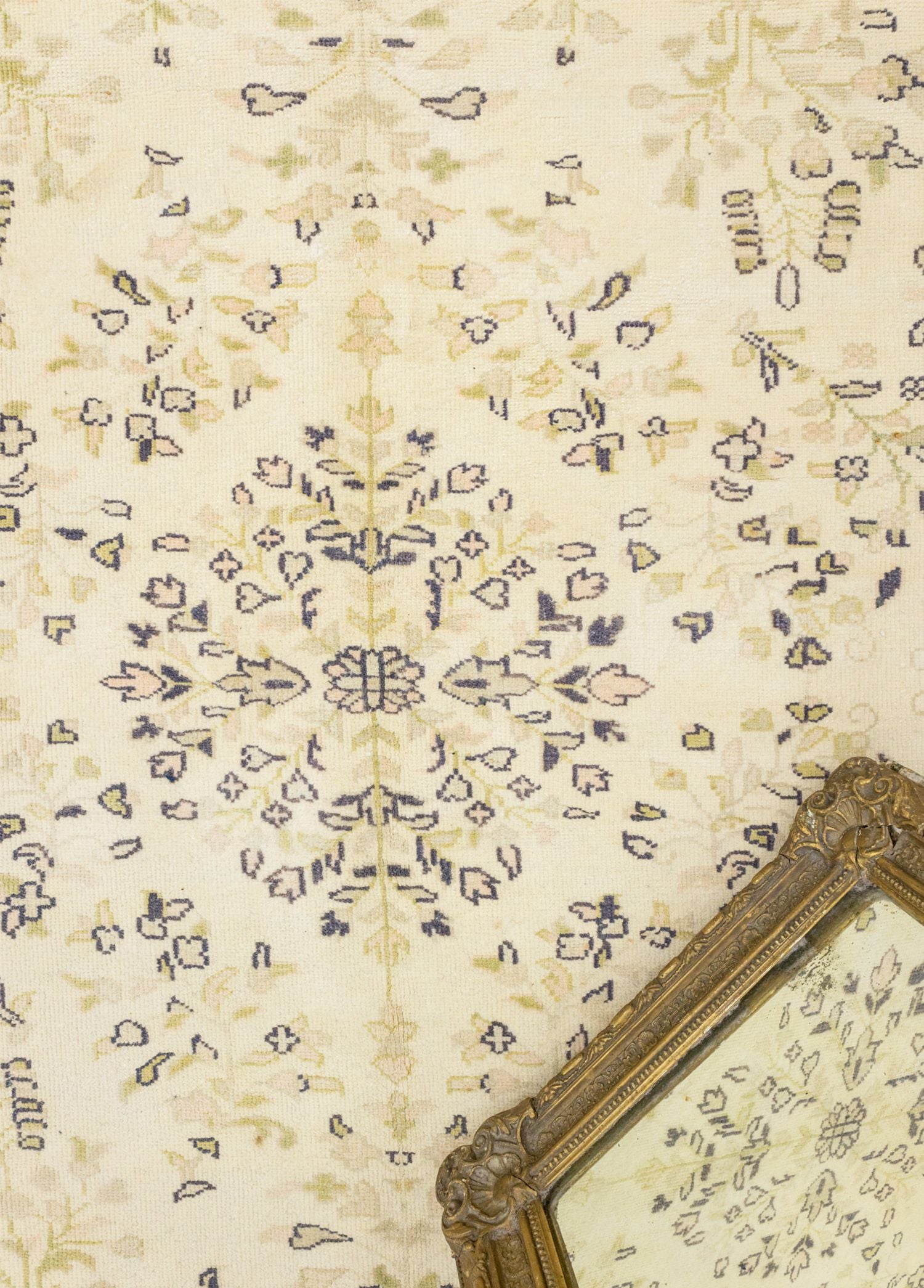 Soho Antiq-Razavi Floral Desenli El Dokuma İran Halısı 183x257 Cm-Halı-3-Milagron.com