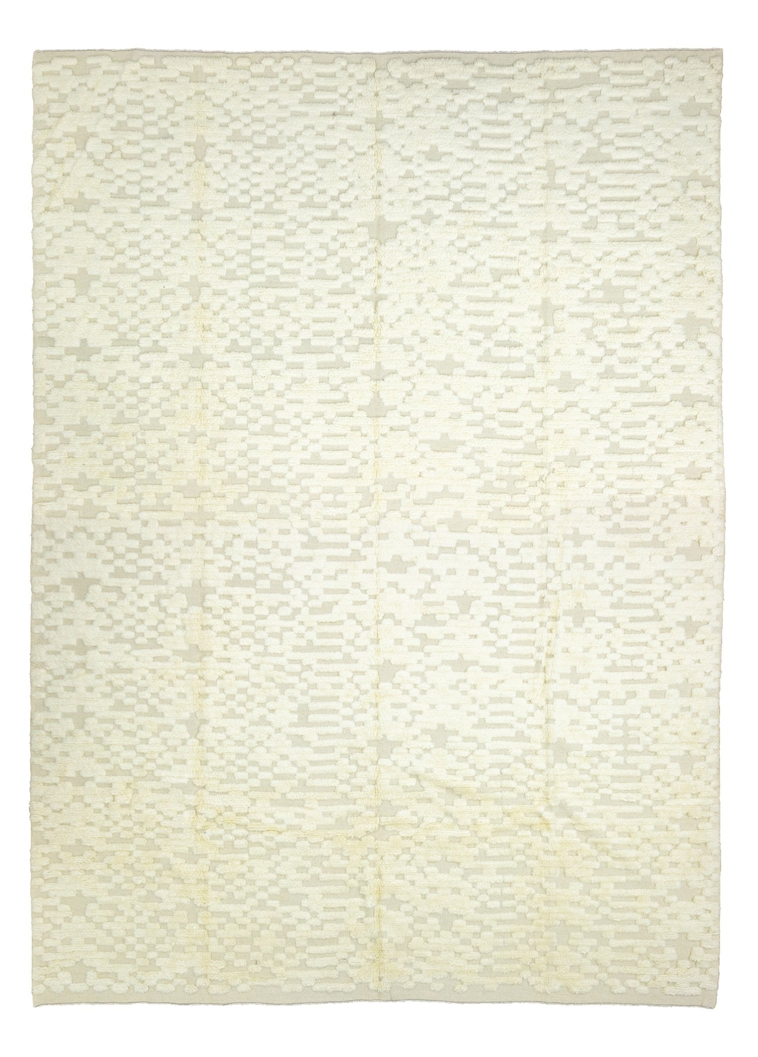 Soho Antiq-Roza Modern Desenli El Dokuma Yün Halı 328x463 Cm-Halı-1-Milagron.com