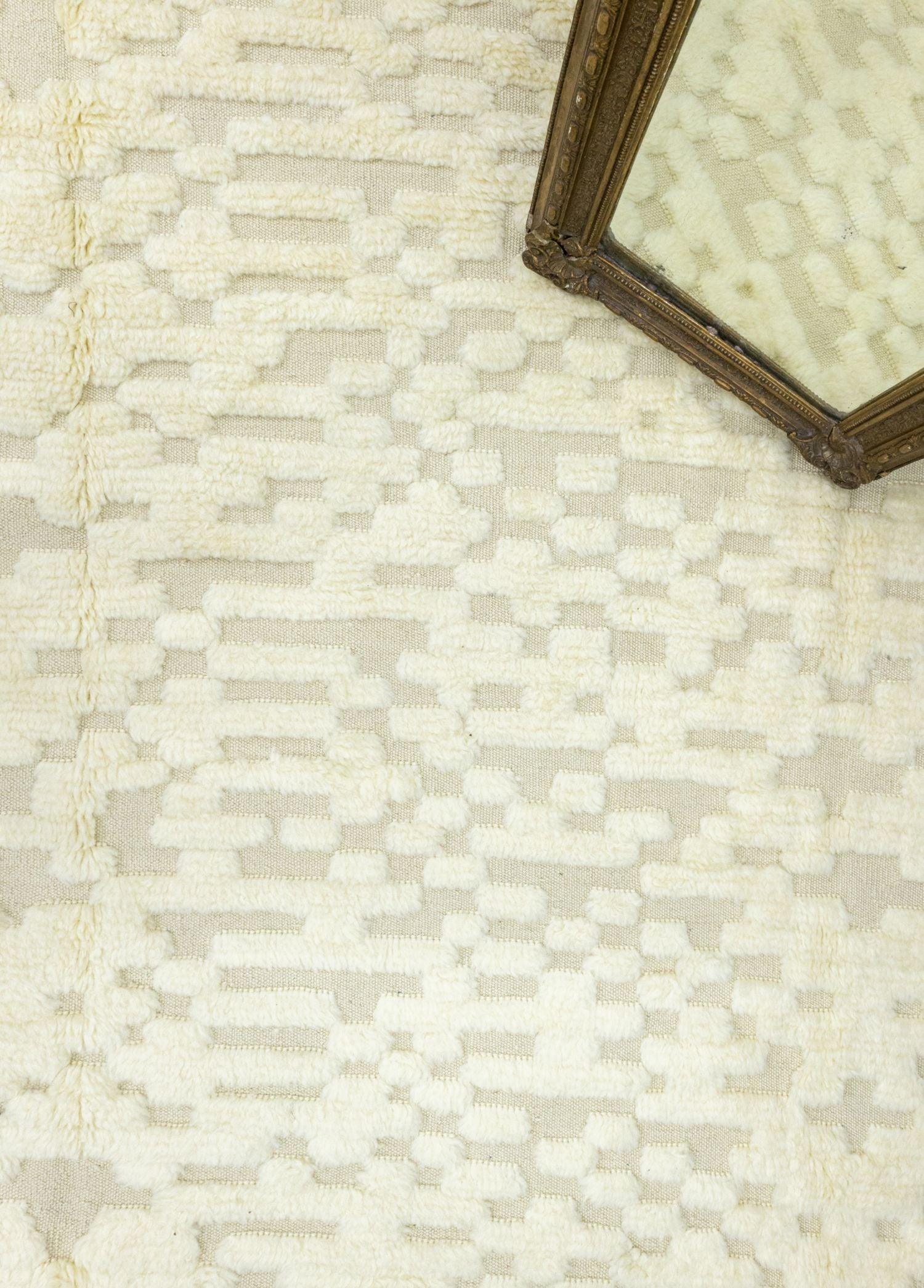 Soho Antiq-Roza Modern Desenli El Dokuma Yün Halı 328x463 Cm-Halı-3-Milagron.com