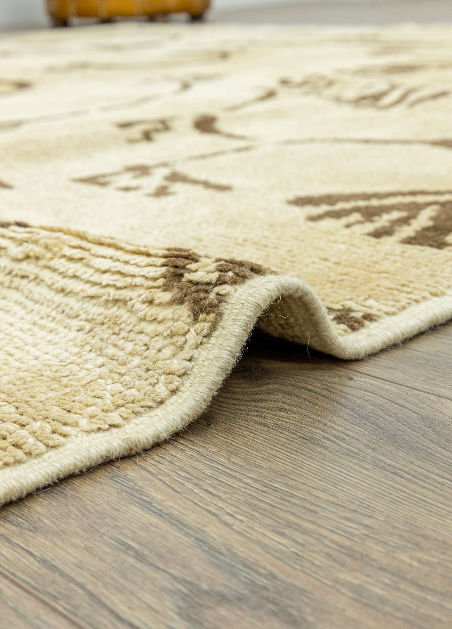 Soho Antiq-Sandine İlkel Tasarımlı El Dokuma Kendir Halı 242x332 Cm-Halı-5-Milagron.com